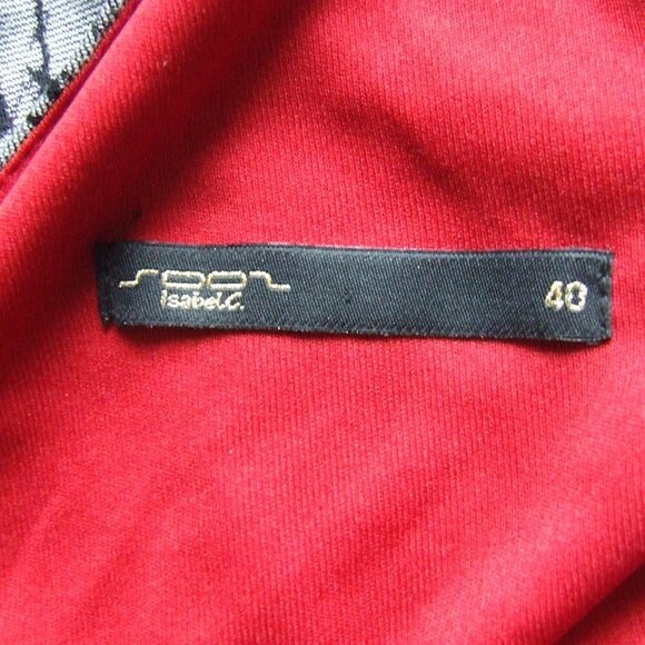 Sooz by Isabel C dress bodycon grey black stretchy European 40 size medium new - Picture 12 of 16